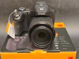 a camera that is sitting on top of a box