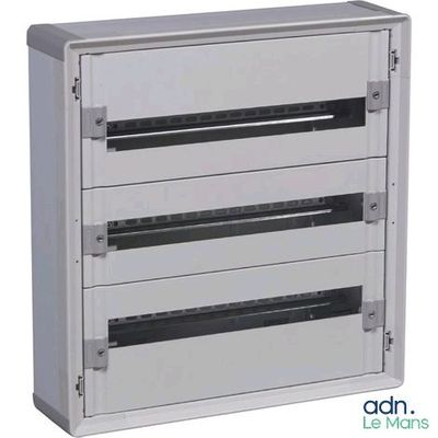 an image of a metal cabinet with four drawers on top of it