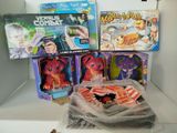 a lot of toys that are sitting on a shelf