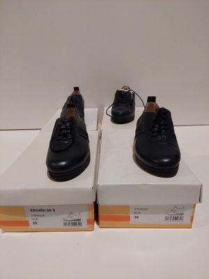 Lot de 4 - ZODIAQUE - Chaussures de ville confort - Cuir noi…