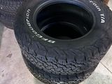 two tires that are sitting on the ground