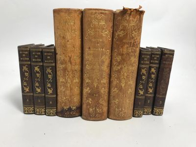Manette de 9 volumes. Molière Oeuvres de Molière et réflexio…