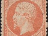 a stamp with an image of a man ' s head on it