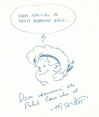dessin humoristique représentant une femme avec une bulle de pensée au-dessus de la tête