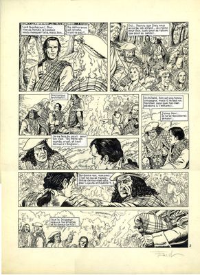 une page de bande dessinée représentant un homme et une femme en train de discuter