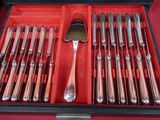 a box with a set of silverware in it