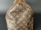 louis vuittoupe speedy bag in brown and tan