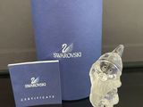 Décoration de Noël en forme de bonhomme de neige en cristal Swarovski, avec coffret cadeau et certificat