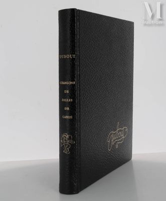 a close up of a book on a table with a white background