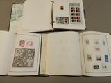 a lot of stamps on the pages of a book