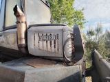 a close up of the front end of an old truck