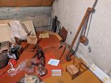 a room that has a lot of stuff on the floor