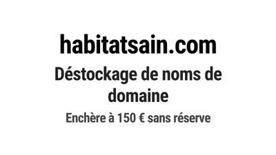 Nom de domaine habitatsain.com.
