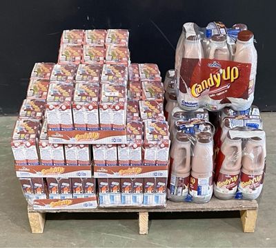 Demi-palette de lait aromatisé « Candy’up » en bouteilles pl… - Photo 1