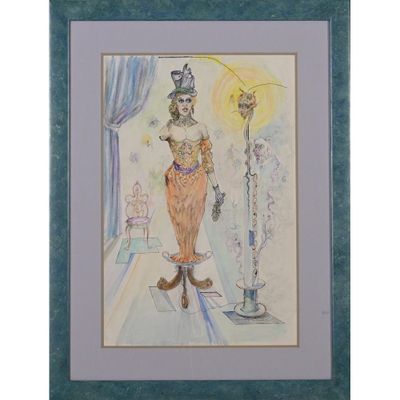 VERLINDE Claude. (1927-2020). « Composition aux femmes, pers… - Photo 1