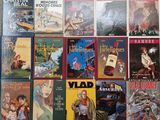 a lot of books that are on the table