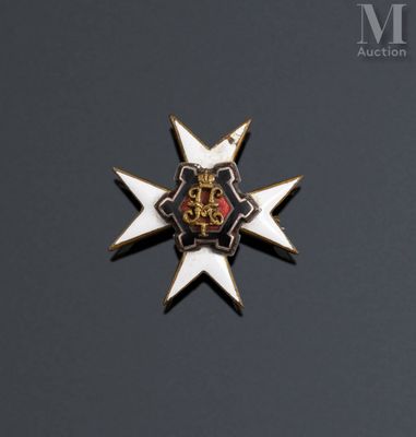 an image of a gold and white star with a crown on it