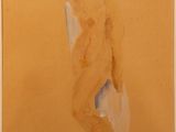 an image of a painting of a nude woman standing on a chair
