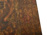 a book with a dragon on it sitting on a table