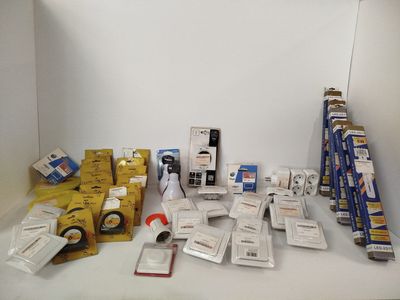 a lot of items that are sitting on a table