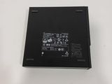 the back side of a laptop with a black battery cover