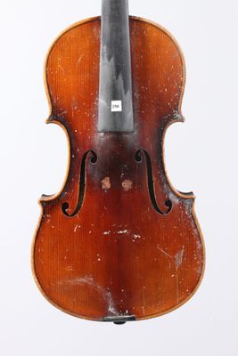 a close up of a violin with a bow on a white background