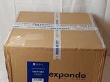 a cardboard box that is sitting on a table