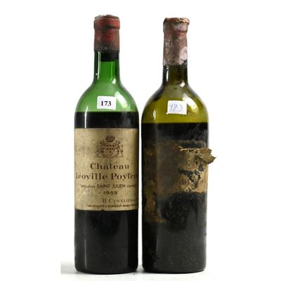 2 Btles dont 1 Btle Château PAVIE très ancienne avec étiquet… - Photo 1