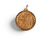 une image représentant une médaille d'or sur laquelle figure Jésus