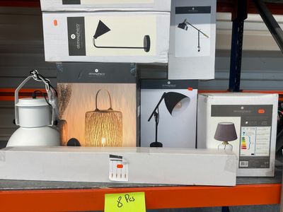 Lot de 8 luminaires principalement la marque Atmosphera