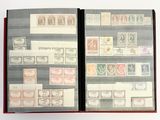 un livre avec beaucoup de timbres