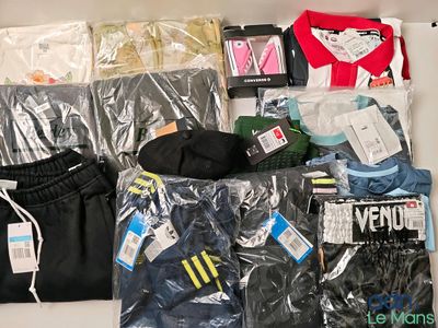 many items that are packed in plastic bags on the table