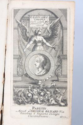 SALLUSTE (Crispus) : C. Sallustius Crispus, cum veterum Hist…