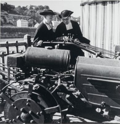 André GAMET (1919-2017) Foire de Lyon. Les ecclésiastes s'in…