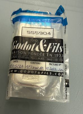 a close up of a bag of food sitting on a counter