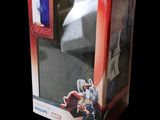 la boîte est ouverte pour montrer le contenu de la figurine