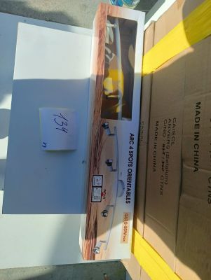 a cardboard box with a picture of a man on it