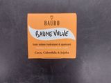 the label of a bottle of balboo orange wine on a black background