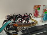 a table with a bunch of different items on it