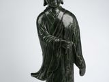 an image of a statue of a buddha on a white background
