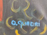 an image of a close up of a painting on a canvas