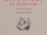 the cover of the book les papiers de clonthe
