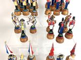 a lot of toy soldiers that are on display
