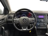 a picture of the interior of a car with a steering wheel
