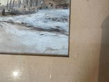 a picture of a painting on the wall of a house