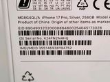 a close up of the back of a cell phone with a barcode on it