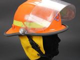 a helmet with a visor on it on a mannequin head