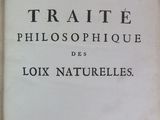 an old book with a black and white title on it