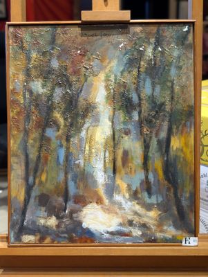 Jacques FAURE - Huile sur toile 'Automne" Dim.