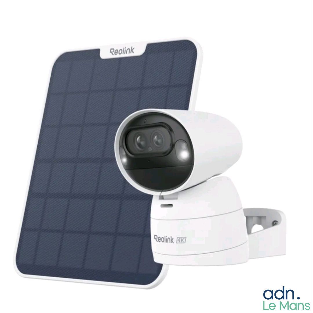 Caméra REOLINK Argus Track avec panneau solaire - Neuve desc…